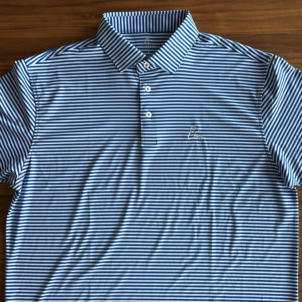 Rhoback Men’s Golf Polo Size Large